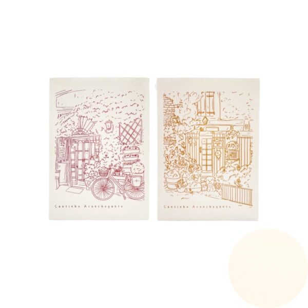 Caderno A5 Sketchbook SEM PAUTA Cantinho Aconchegante 14,4x 21cm - UNISO - UND
