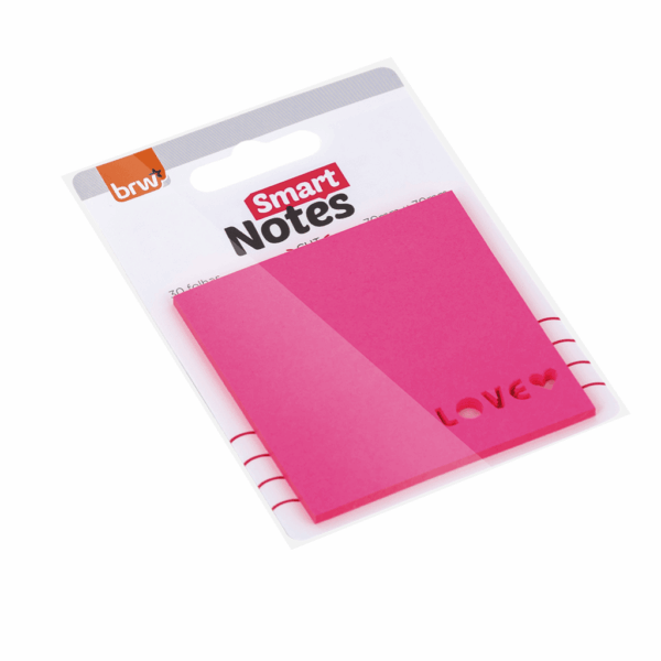 Bloco Smart Notes 70x70mm Cut Love BRW - UND