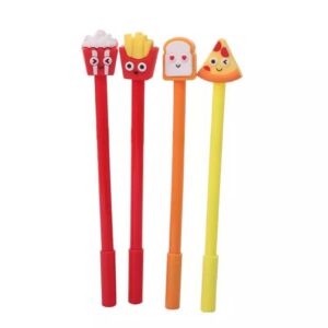 Caneta Fofa Fast Food Love Lovelypen - PACOTE 6 UND