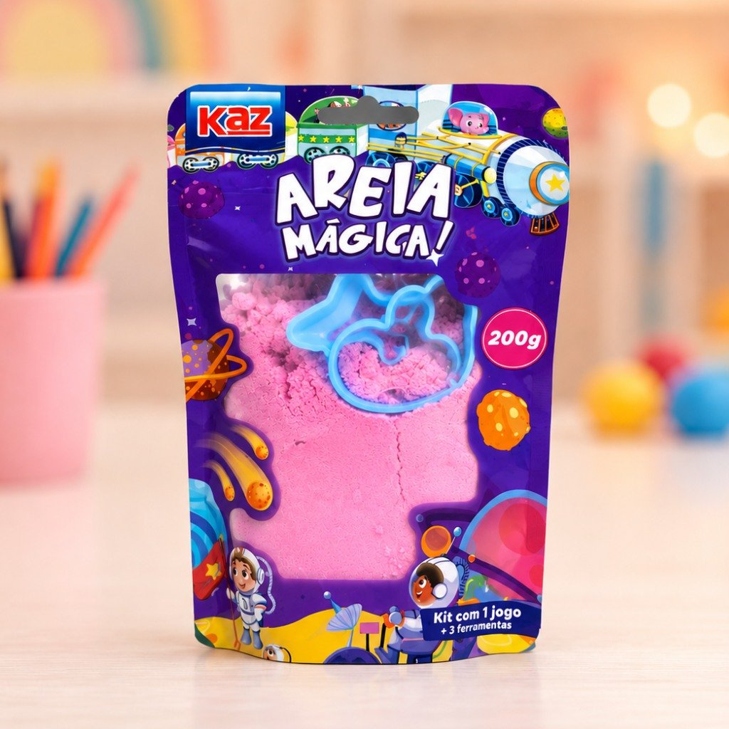 Areia Mágica + Ferramentas 200g - KAZ - UND