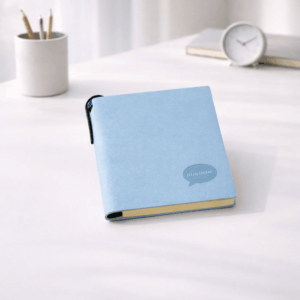 Mini Caderno LUXO Courino Sem pauta + Caneta - IMPORTADO - UND