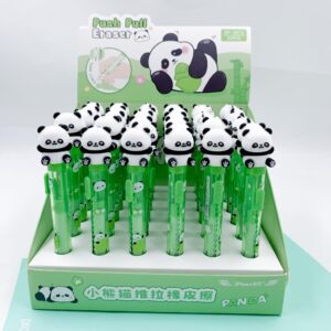 Borracha Fofa Retrátil Panda