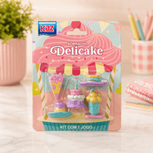 Borracha Fantasia Delicake 5 Peças - KAZ - BLISTER