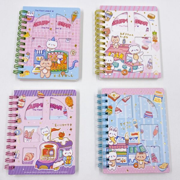 Mini Caderno A6 Gourmet Bear - UND