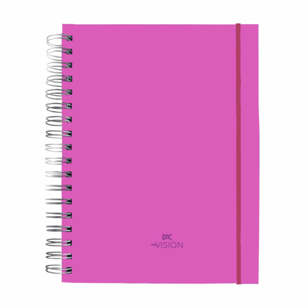 Caderno Smart Universitário 10 Divisórias Rosa 80 fls - DAC