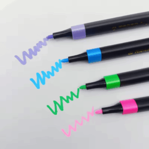 Marcador ACRÍLICO para COLORIR - MALETA Transparente 24 CORES