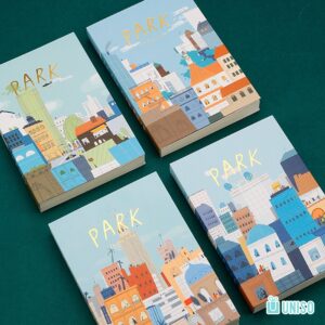 Caderno A5 Sketchbook SEM PAUTA Park 14,4x 21cm - UNISO - UND