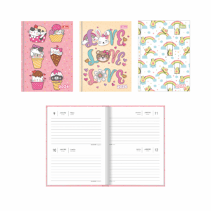 Agenda Costurada 12,3 x 16,6 cm SPICE FEMININA 2026 - TILIBRA - UND