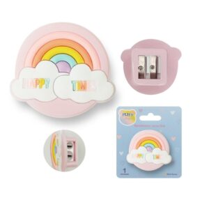 Apontador 2 Furos Arco-íris FOFY - BLISTER