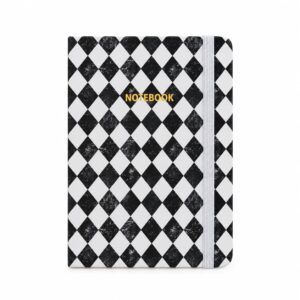 Caderno A7 Capa Dura Xadrez Clássico 7x10,5cm 80 Fls - SKYPAPER - UND