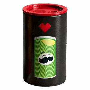 Apontador Duplo Lata c/ Depósito PRINGLES - BRW - UND