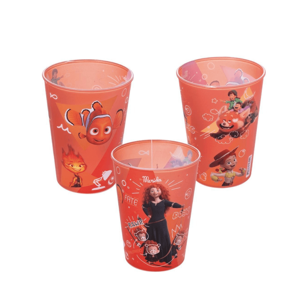 Copo Disney Pixar Sortido 320ml - PLASÚTIL - UND