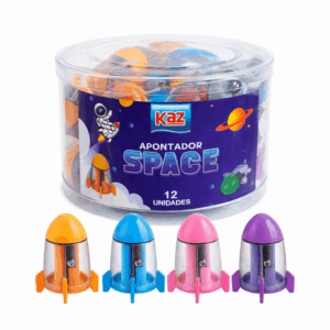 Apontador Coletor Spice Foguete - KAZ - POTE 12 UND