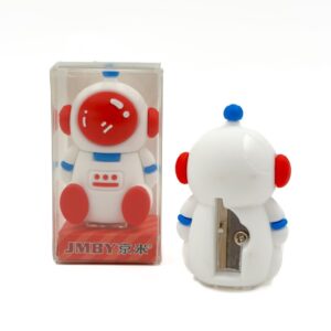 Apontador Emborrachado Astronauta Color - Cx 16 Und