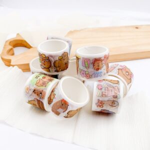 Washi Tape Largo c/ Glitter Capivara Capy - UND