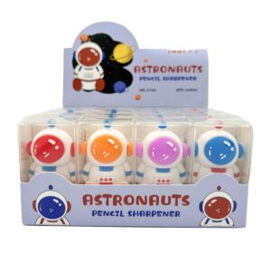 Apontador Emborrachado Astronauta Color
