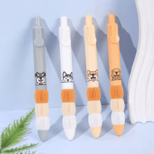 Caneta Gel Retrátil Premium 0.5 mm Cachorro Dog - CX 4 UND