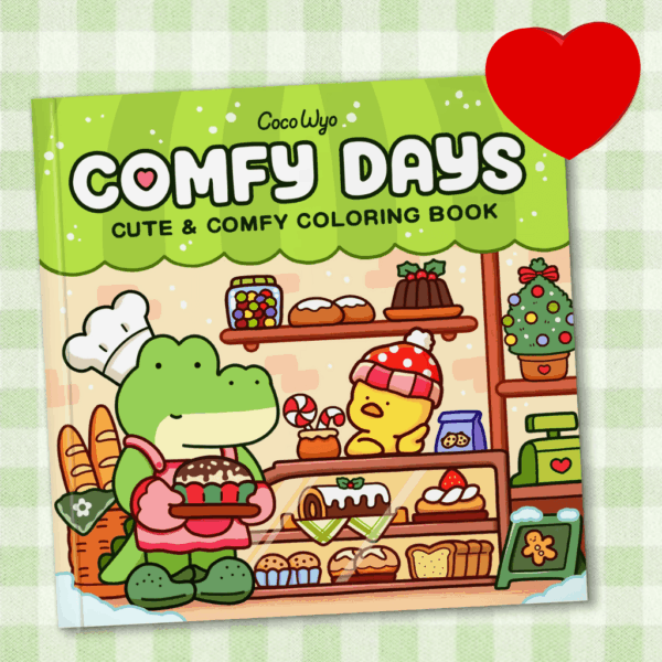 Livro de Colorir Comfy Days Coco Wyo ORIGINAL