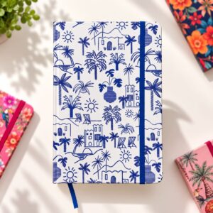 Caderno Diário Brisa de Verão 13,7x20,3cm 80 Fls - IMPORTADO - UND