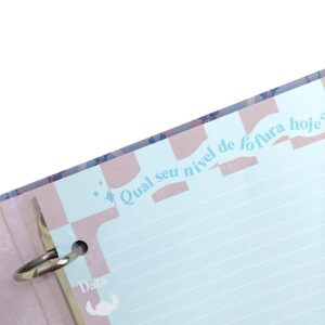 Fichário Mini Caderno Argolado 80 Fls Stitch DAC