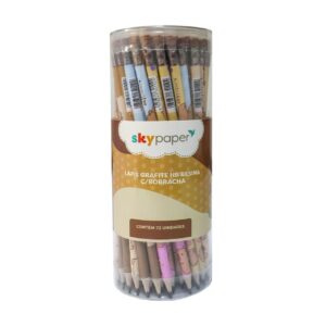 Lápis Grafite Hb c/ Borracha Capivara - SKYPAPER - POTE 72 UND