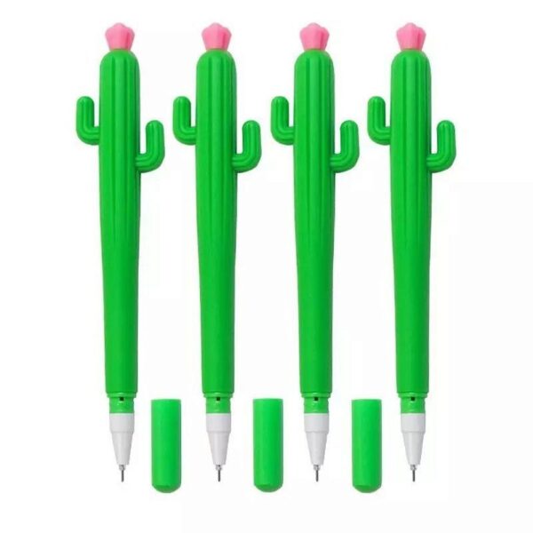 Caneta Fofa Cactus Mandacaru - PACOTE 6 UND