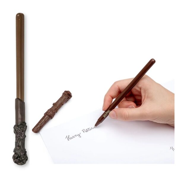 Caneta Esferográfica 1.0 mm Varinha Harry Potter- LEO E LEO - BLISTER 1 UND