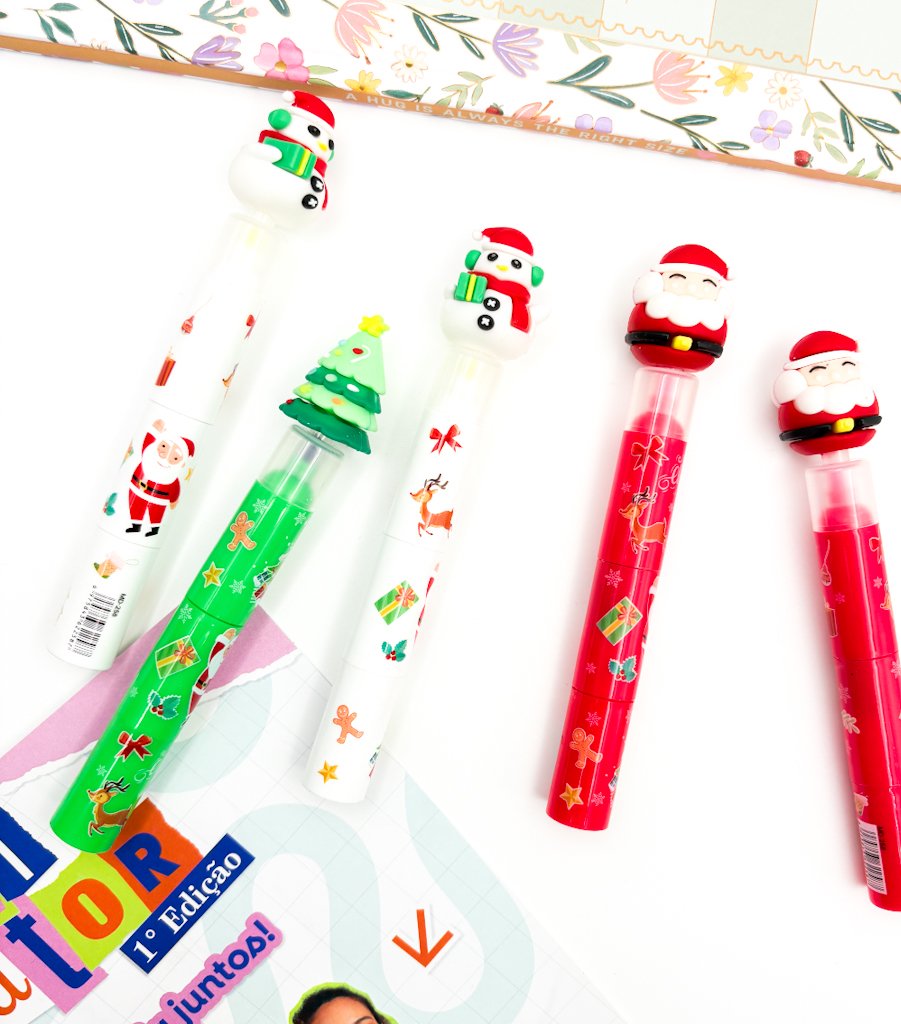 Marca Texto 3 Pontas Natal - IMPORTADO - UND