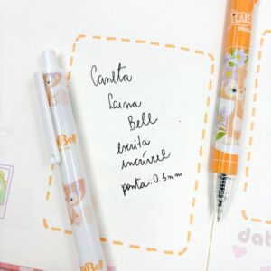 Caneta Clic Retrátil 0.5 mm Rapozinha Kit 6 Und