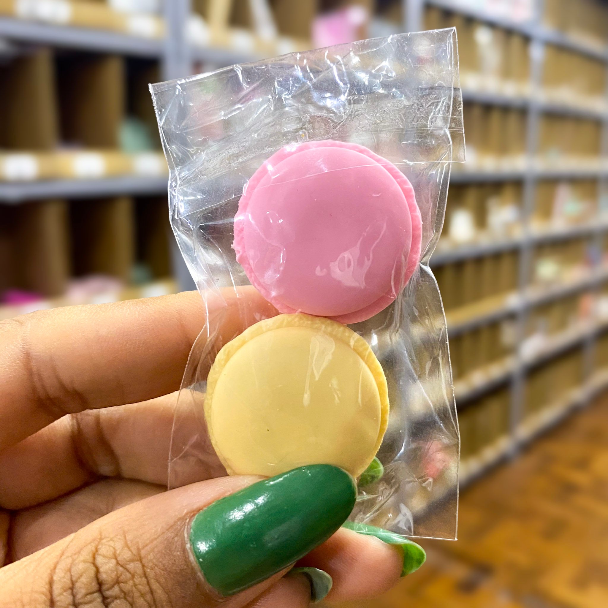 Borracha Macarons Sortido - YINS PAPER - CX 24 UND