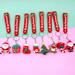 Chaveiro Emborrachado Natal Incrível - Pacote 12 Und