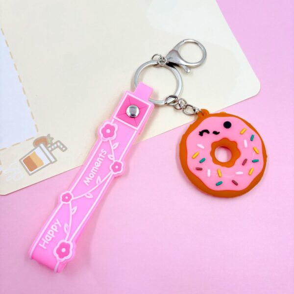 Chaveiro Donuts Color - Pacote 4 Und