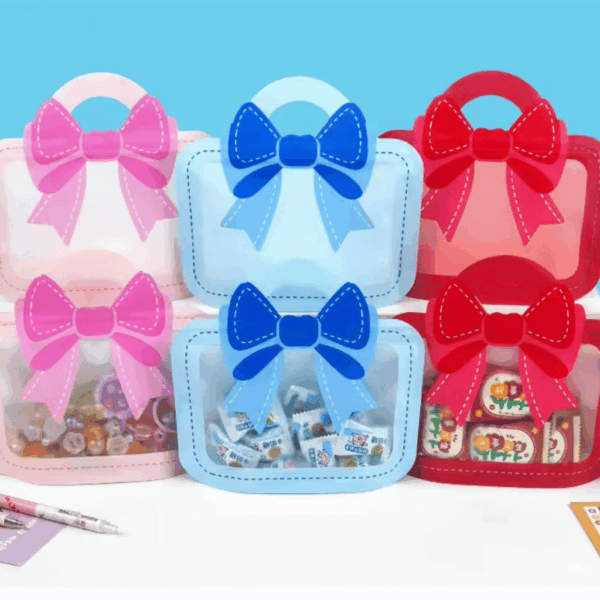 Embalagem ZIP LOCK Lacinho 26x24cm G - IMPORTADO - PACOTE 6 UND