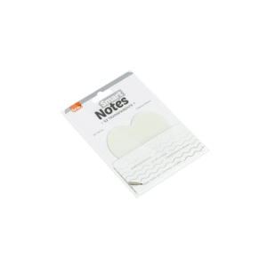 Bloco Smart Notes 70X70mm Transparente Coração BRW