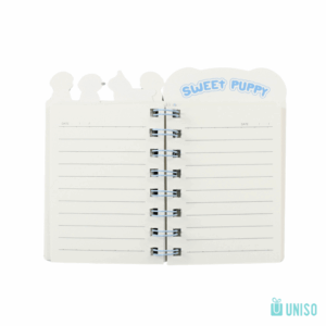 Mini Caderno Espiral Puppy c/ Divisórias 60 Fls 80x10 cm - UNISO - UND