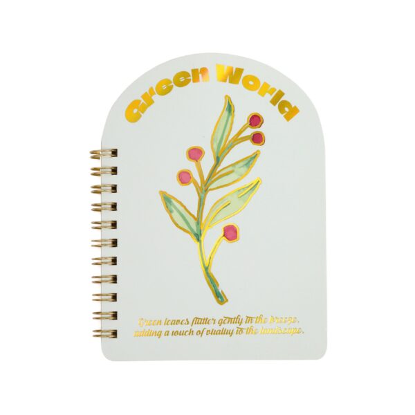 Caderneta Aramada Green World 10x14,5cm 60 Fls - SKYPAPER - UND