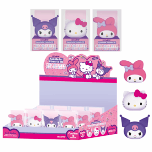 Apontador 3D Hello Kitty e Amigos - LEO e LEO - CX 16 UND