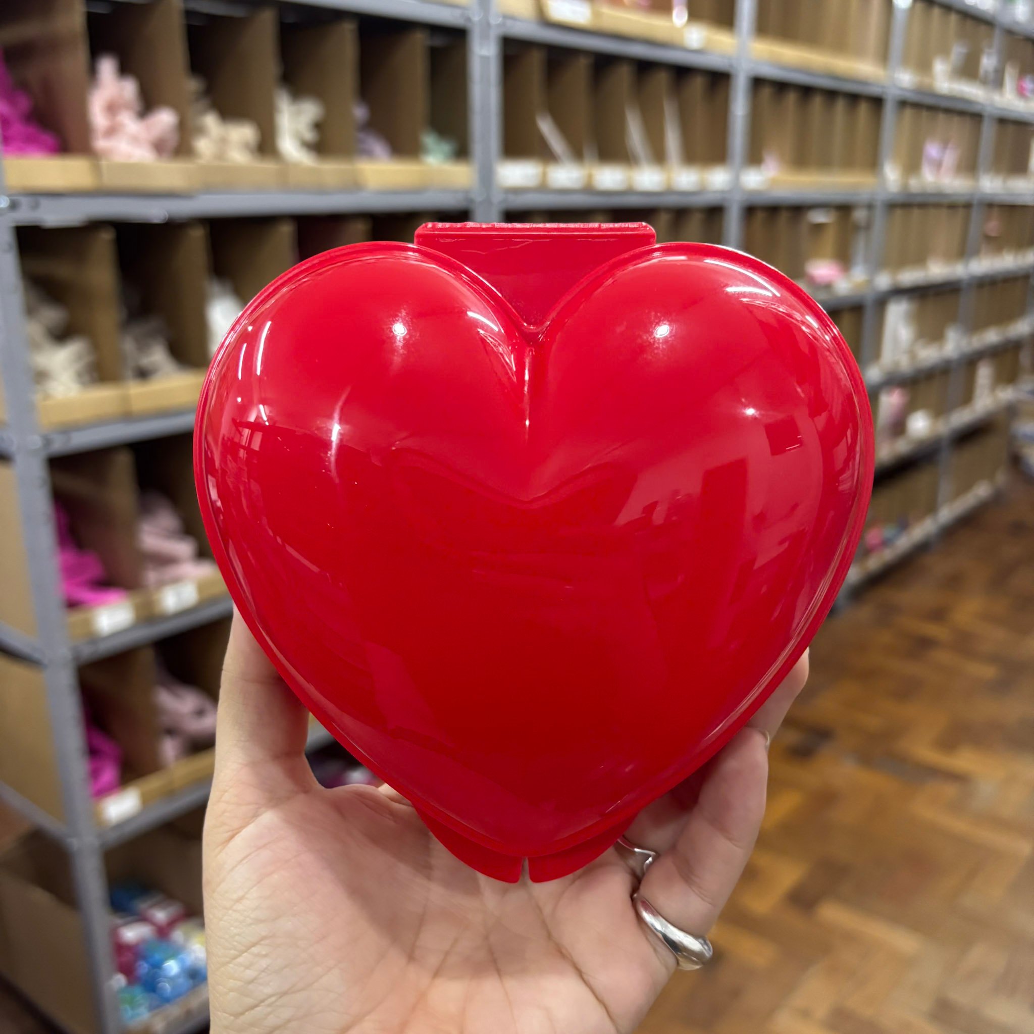 Porta Mix Coração 360ml - PLASÚTIL - UND