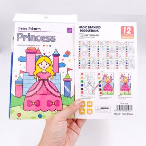 Livro Pintura Aquarela com Pincel 12 Folhas