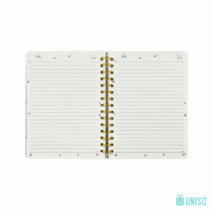 Caderno A5 Espiral Pautado Cherry Bloom 15x21cm 120fls - UNISO - UND