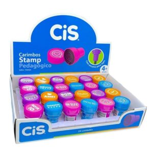 Carimbo Stamp Pedagogico Cis - Cx 24 Und