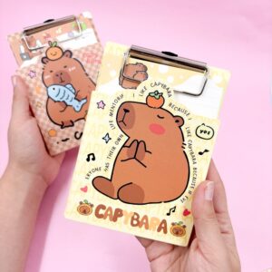 Mini Prancheta Bloco de Notas Capivara