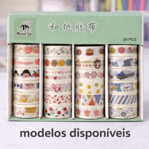 Fita Washi Tape Lovely Sortidas 15mmx2m  - IMPORTADO - UND
