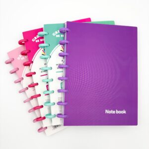Caderno de Disco Color A5 80 Fls/8 discos - 15x21,2cm - IMPORTADO - UND