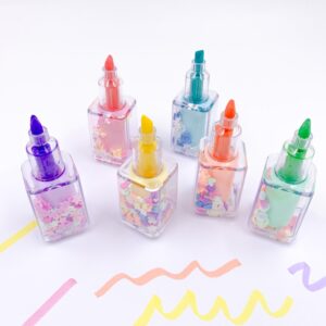 Marca Texto Esmalte - Kit 6 Cores