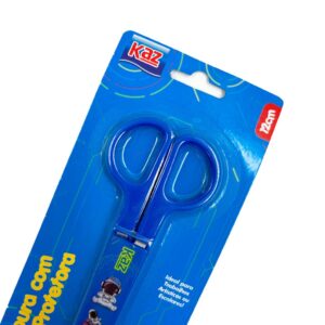 Tesoura Escolar 13 cm c/ Capa Protetora Astronauta KAZ - BLISTER
