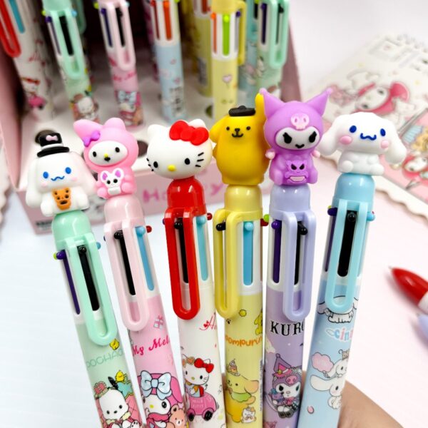 Caneta 6 Cores My Melody e Sua Turma