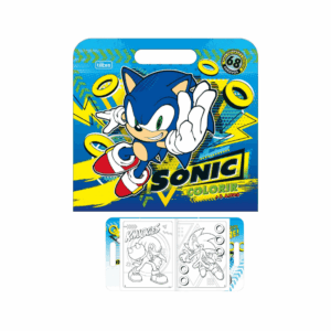 Álbum para Colorir Maleta SONIC - TILIBRA - UND