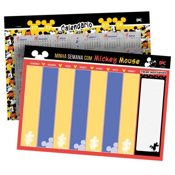 Bloco Semanal de Anotações Mickey Disney DAC
