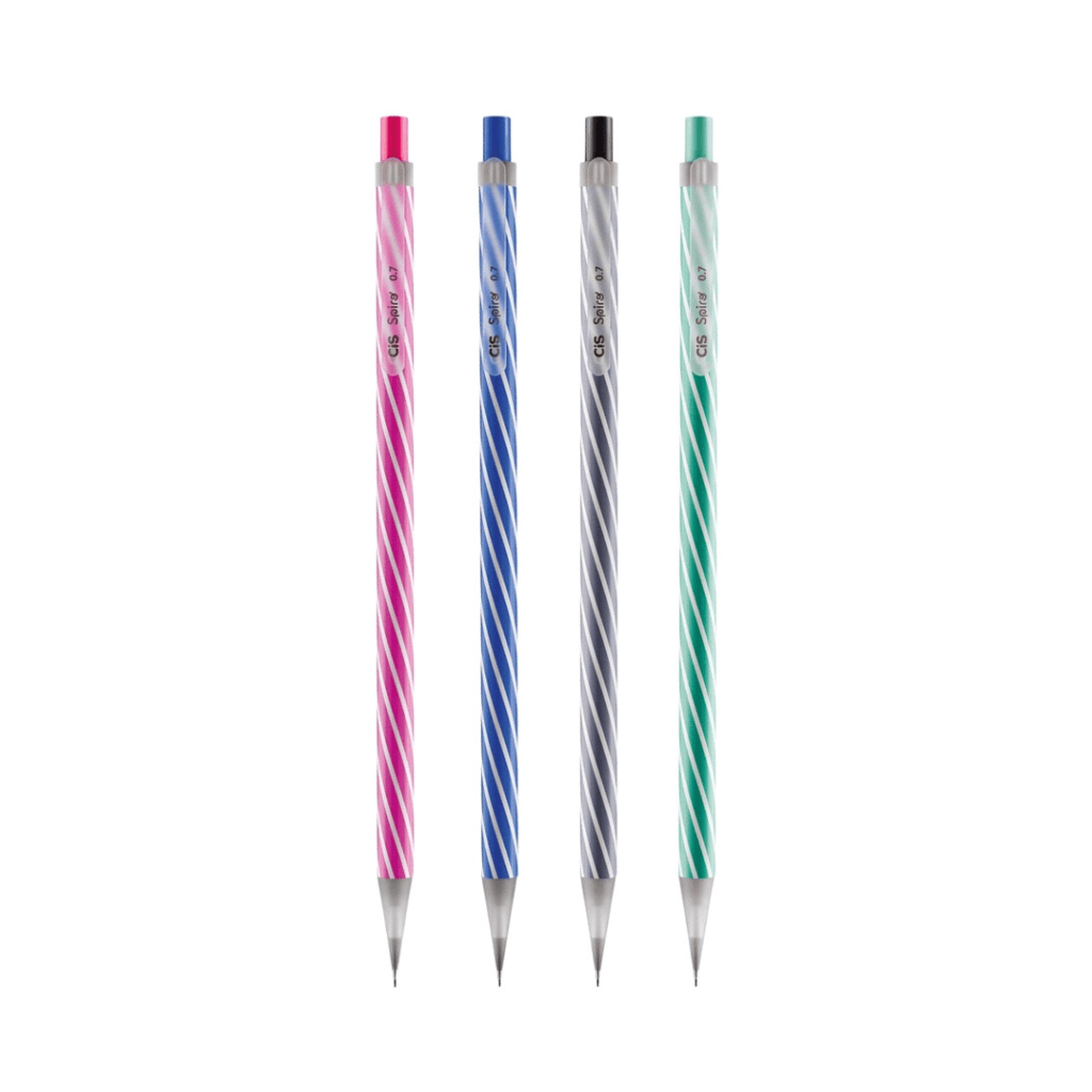 Lapiseira 0.7mm Cis Spiro Cores Sortidas - CIS - POTE 24 UND